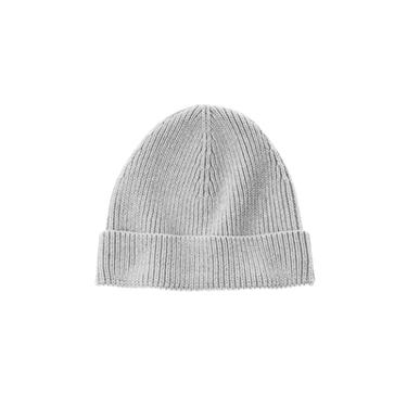 コットンカシミアニット帽グレーマールZaraのコットンカシミアニット帽 - グレーマール 
