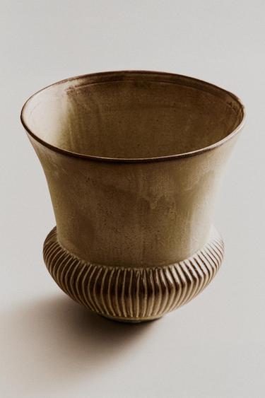 VASE DÉCORATIF EN CÉRAMIQUE - Écru de Zara - Image 4