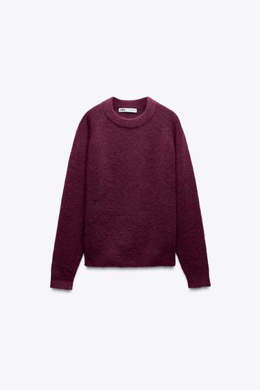 Zara Pink Raglan Pink Sweaters | ZARA