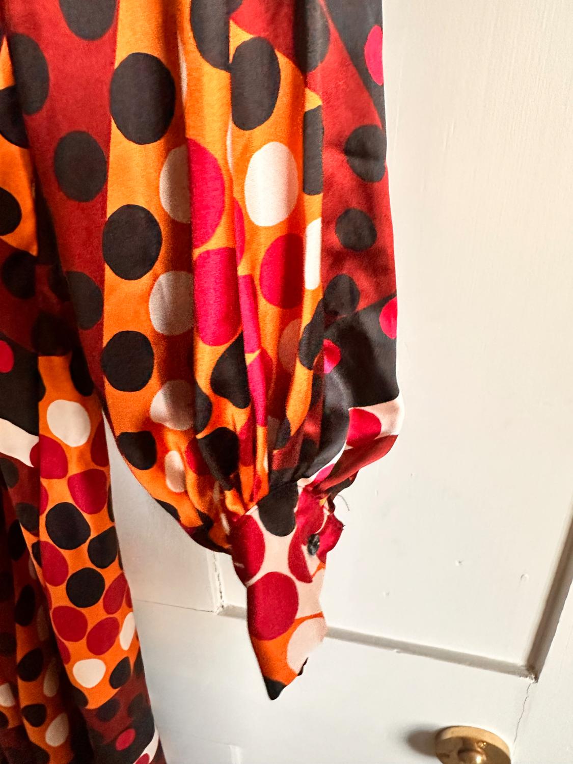 PRINTED MIDI DRESS - Image 10