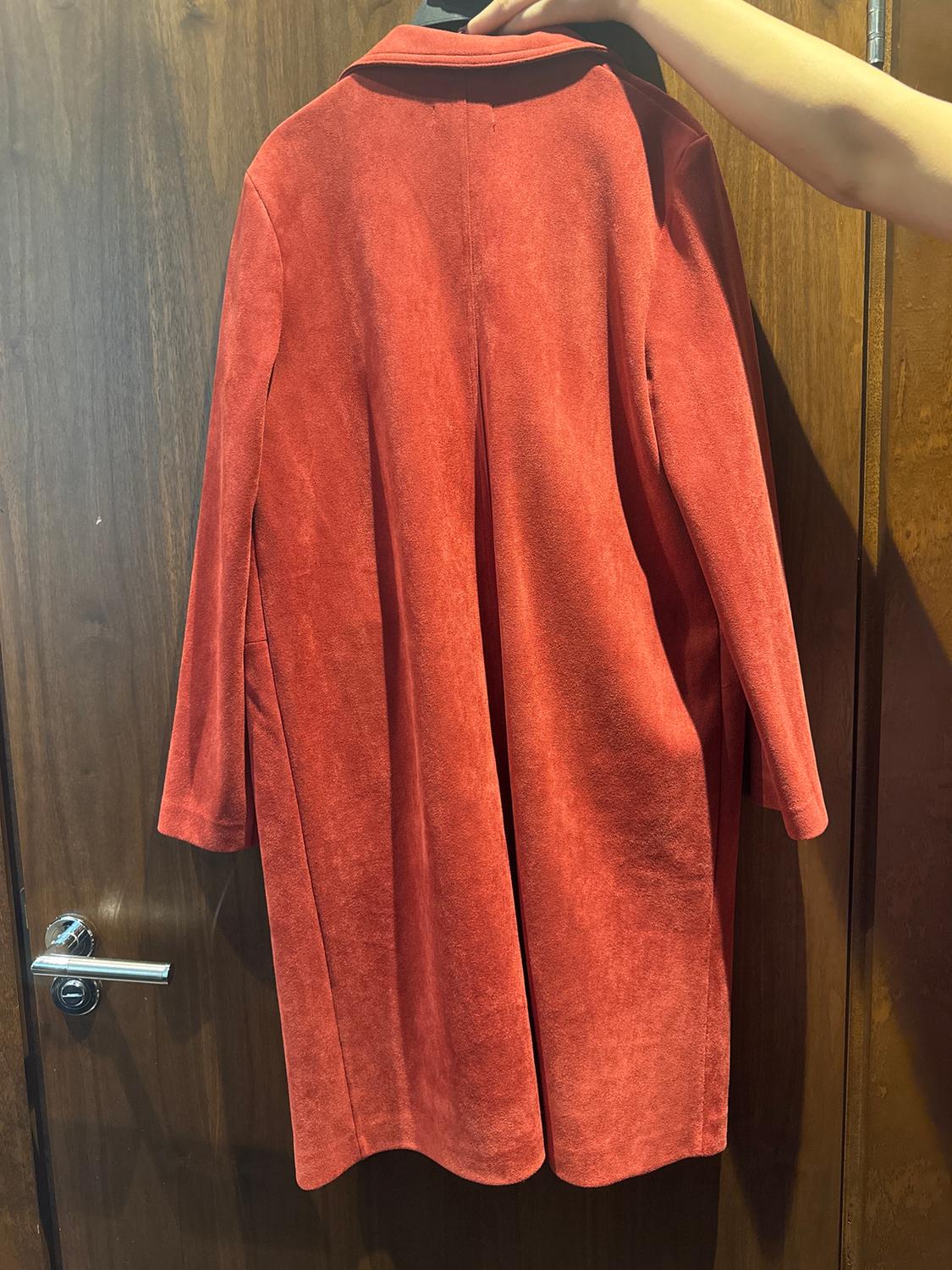 FAUX SUEDE FROCK COAT - Image 2