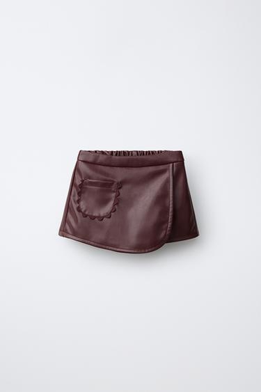 JUPE-SHORT - Bordeaux de Zara