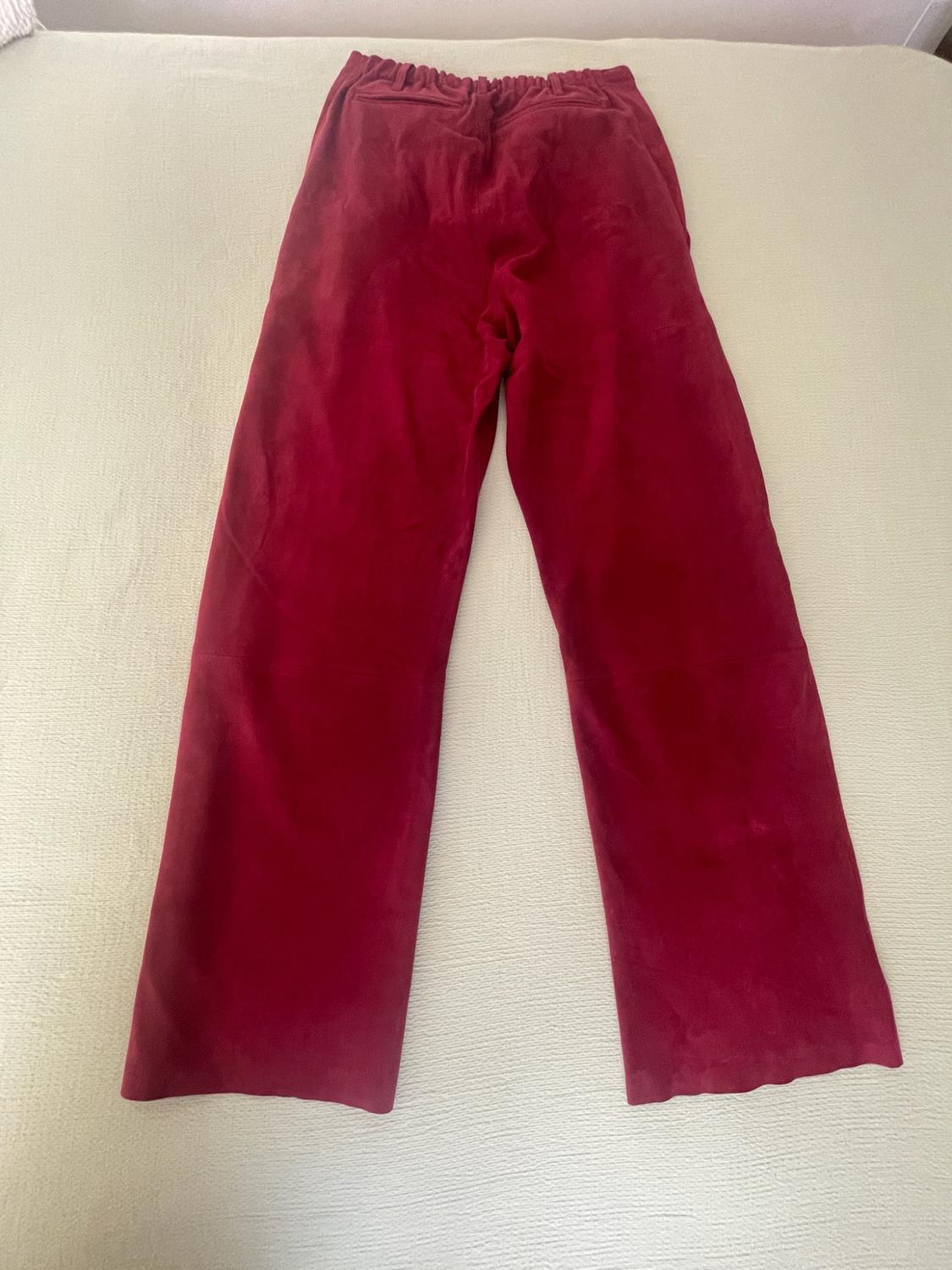 LIMITED EDITION SUEDE LEATHER TROUSERS - Image 2