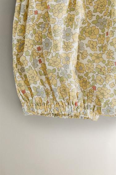 ENSEMBLE BÉBÉ FLEURS - Jaune de Zara - Image 4