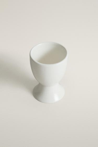 STONEWARE EGG CUP — White 2