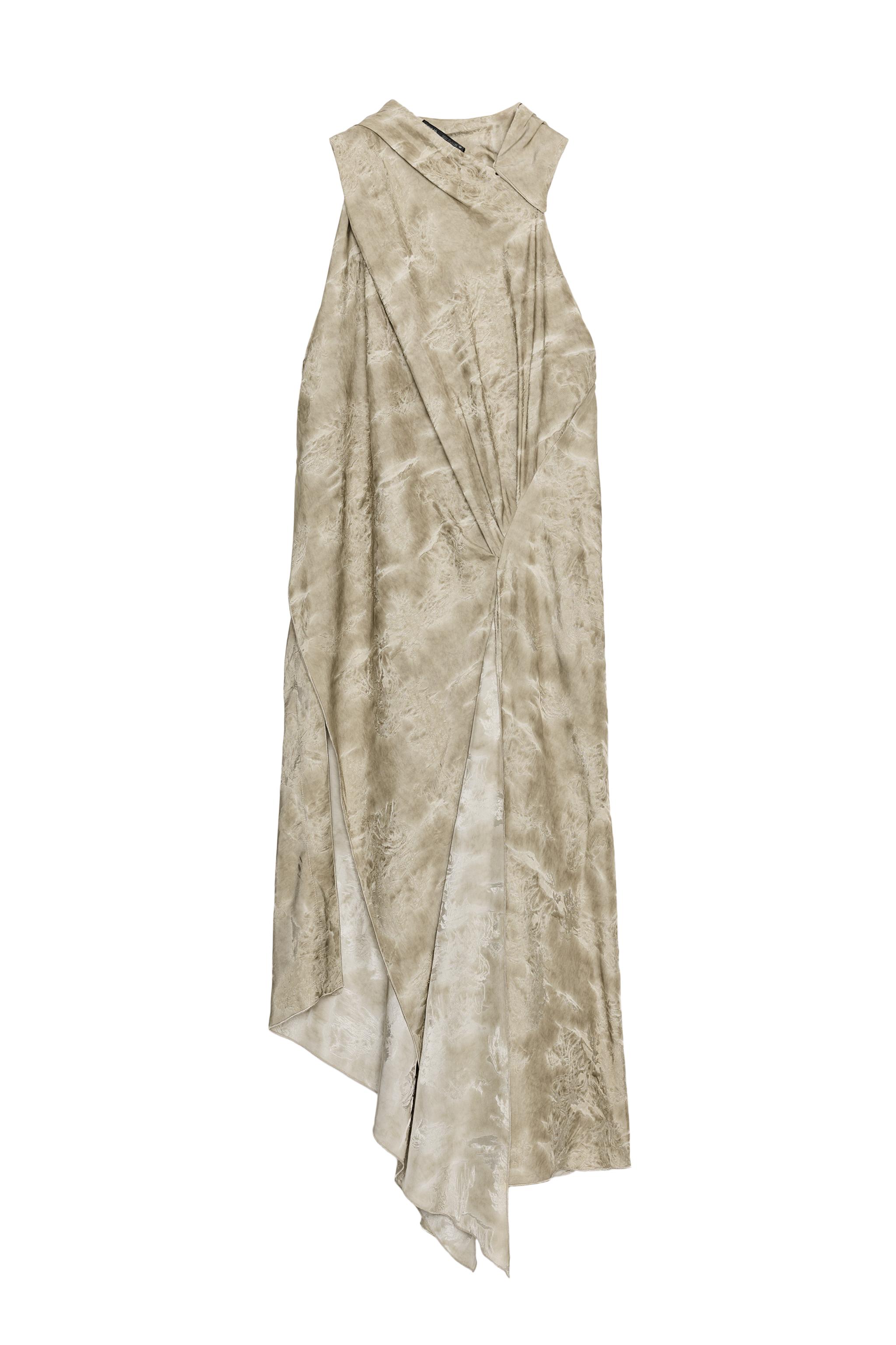 ZW COLLECTION ASYMMETRIC JACQUARD TOP SECOND HAND | Zara Preowned