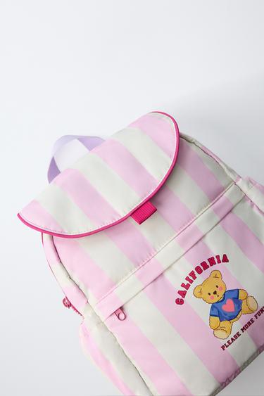 SAC À DOS RAYURES - Rose de Zara - Image 2