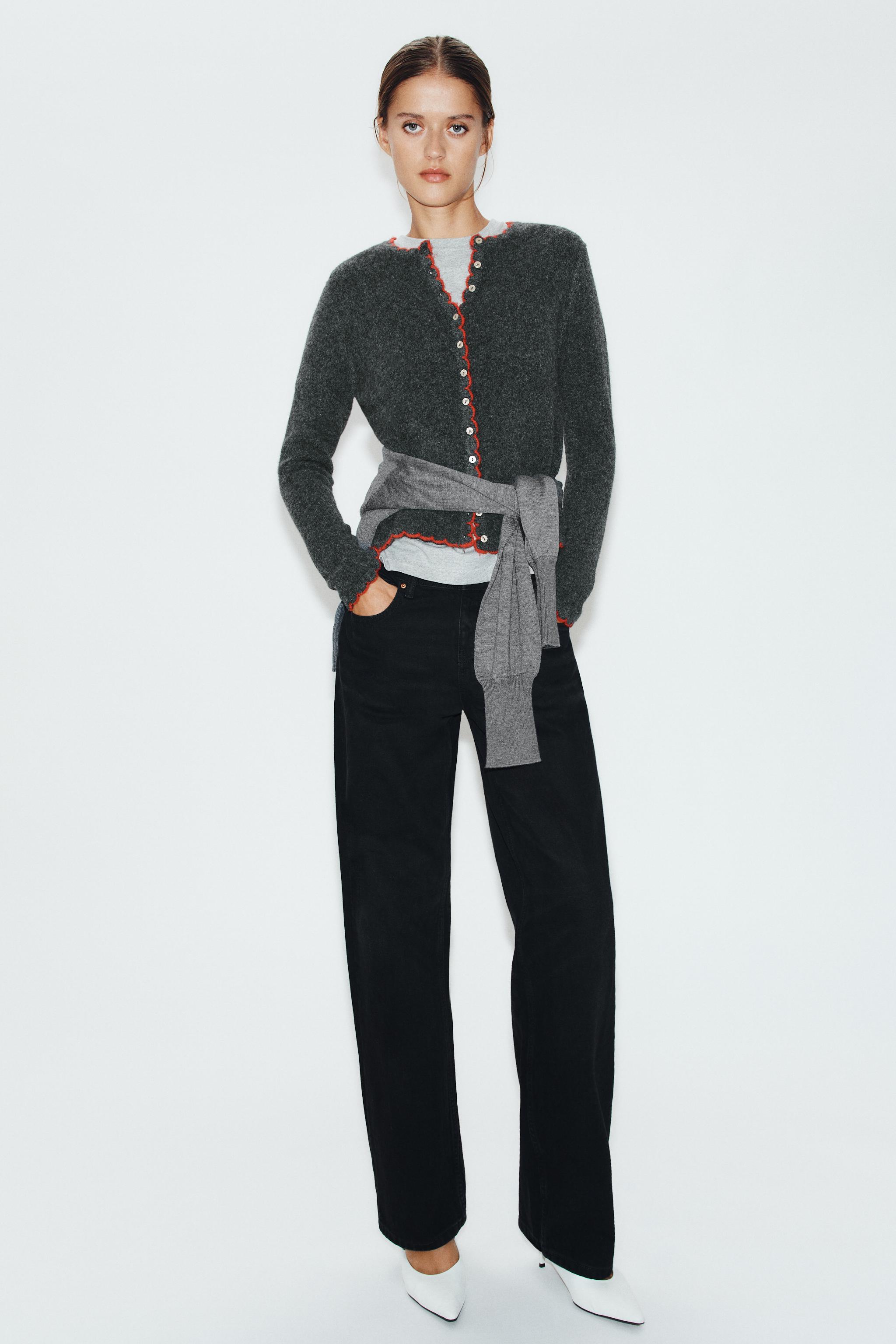 CONTRAST PIPING CARDINGAN - thumbnail 7