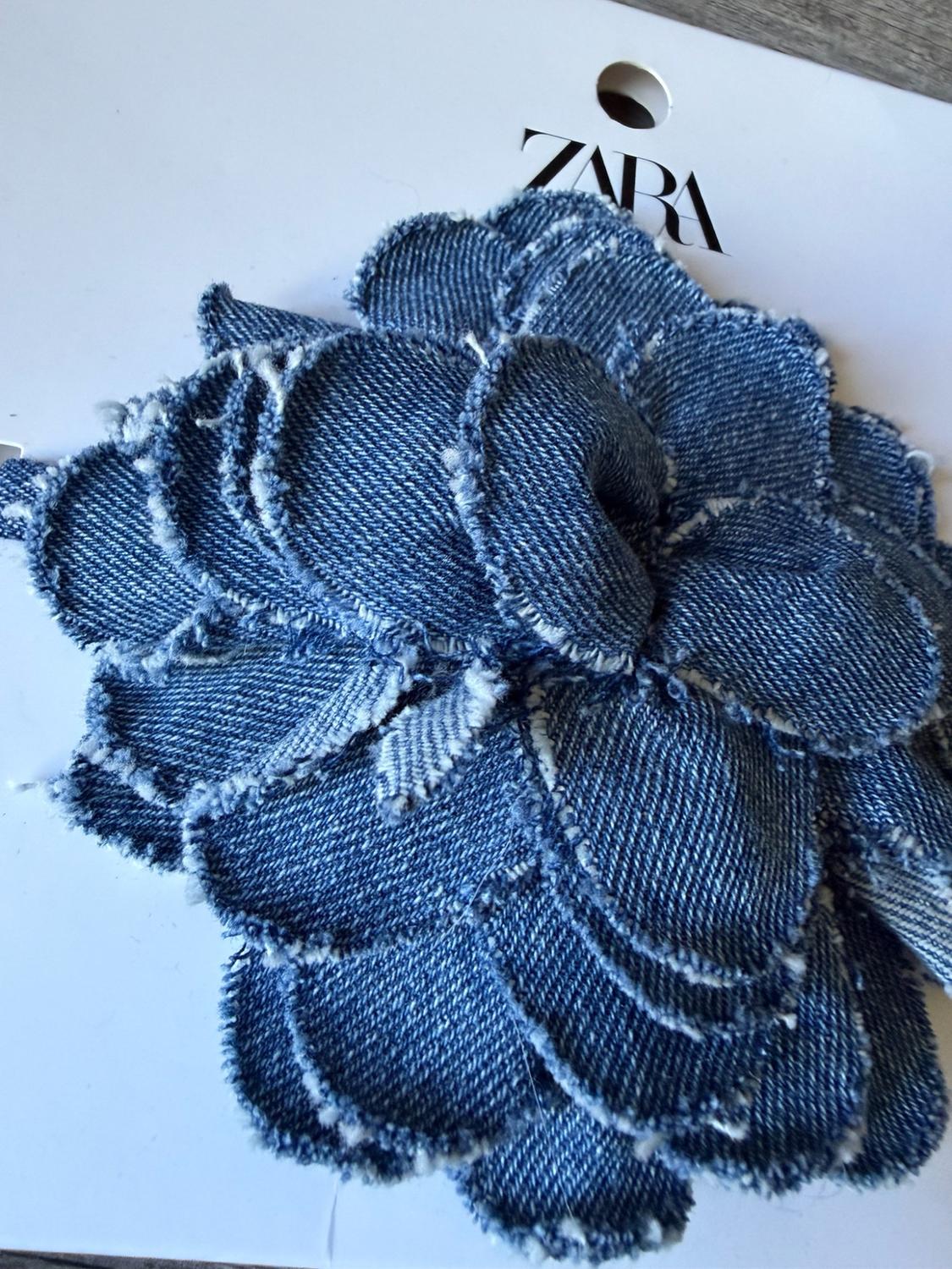 FLOR CUELLO LAZO DENIM - Image 3