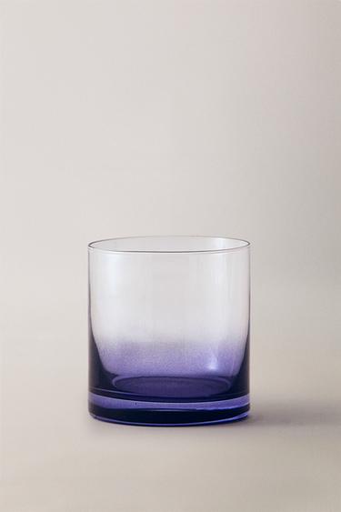 GRADIENT GLASS TUMBLER - Blues by Zara