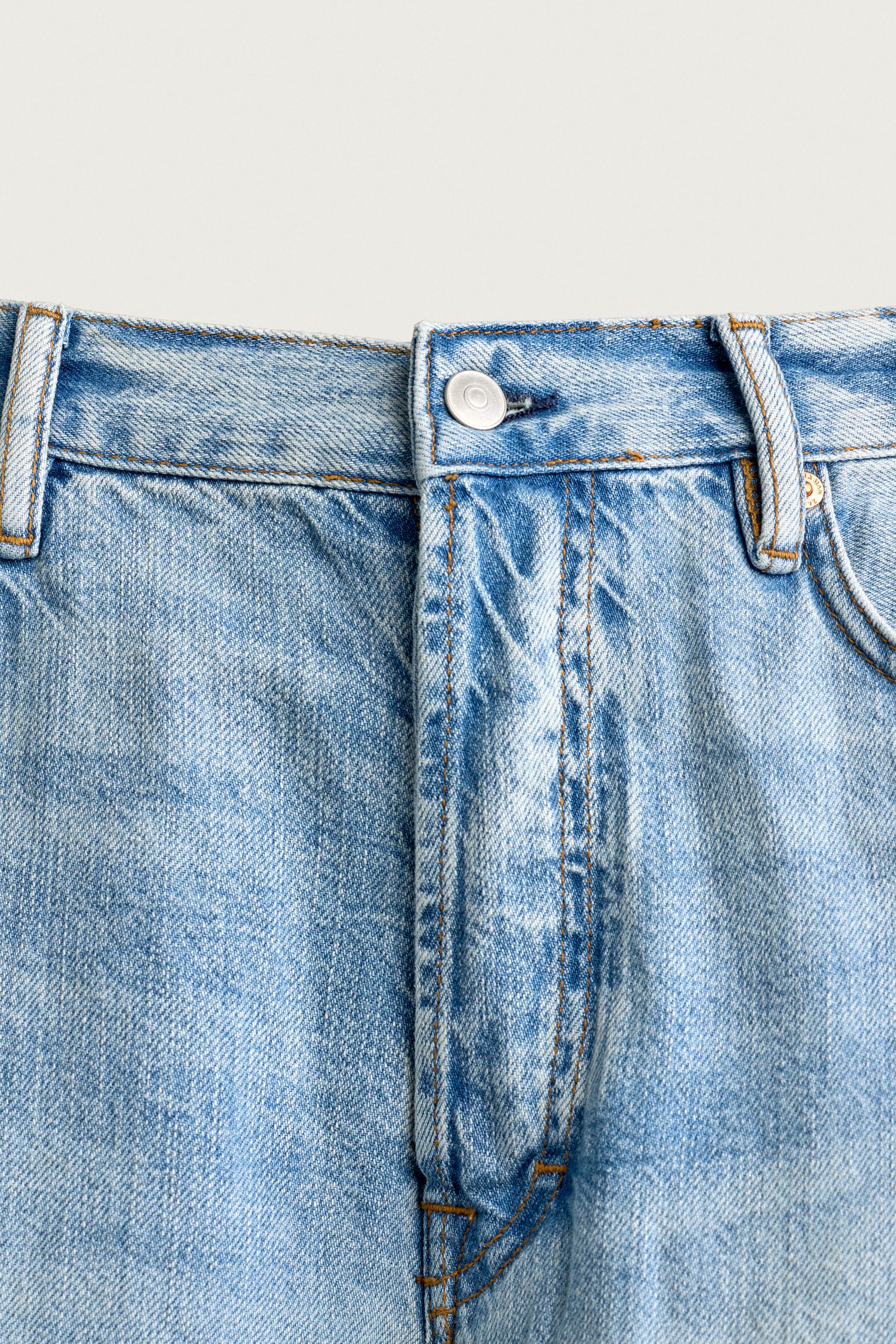 LIGHTWEIGHT REGULAR CROPPED FIT JEANS