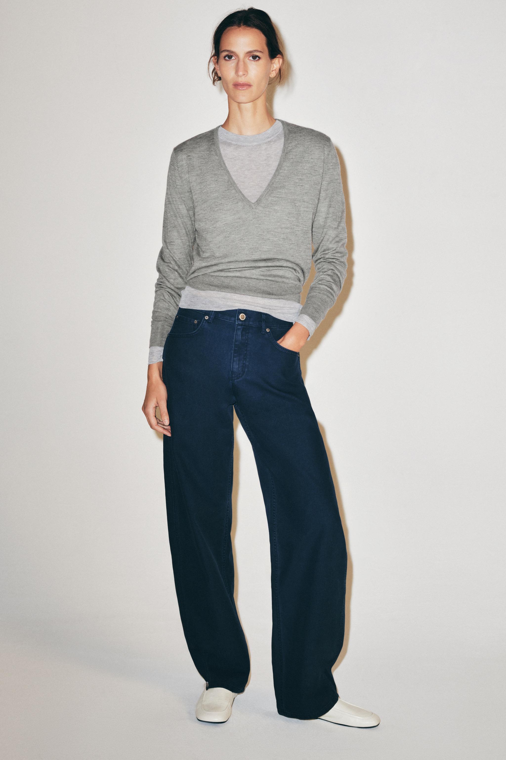 JEAN ZW COLLECTION CURVED DROIT TAILLE MOYENNE