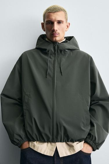 TECHNICAL HOODED JACKET - Blue / Grey by Zara - Image 5