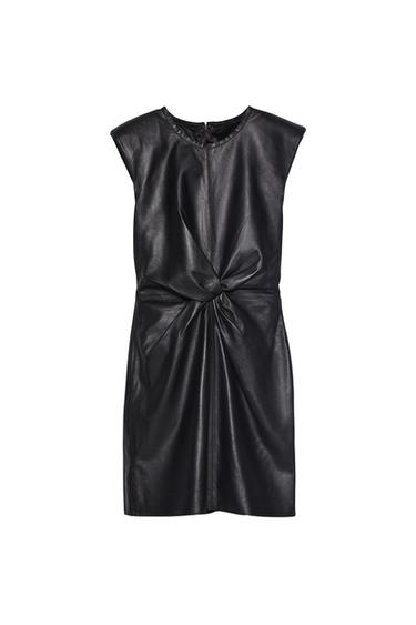 VESTIDO MINI PIEL