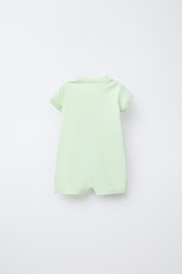 TWO-PACK OF DOG PRINT ALL-IN-ONE SLEEPSUITS - Lime by Zara - Image 2