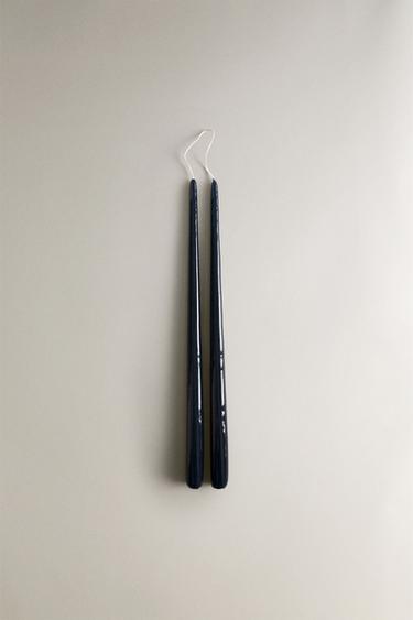 PACK OF THIN CANDLES (PACK OF 2) - Blue by Zara