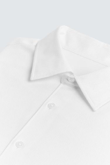 CHEMISE STRUCTURÉE EASY CARE - Blanc de Zara - Image 9