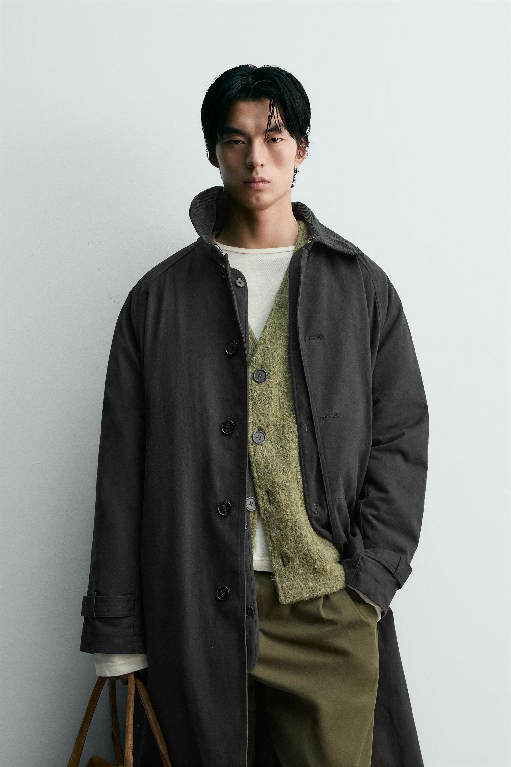 ZARA メンズ 2023AW ロングミックスコート リミテッドエディション ZARA メンズ 2023AW ロングミックスコート リミテッド