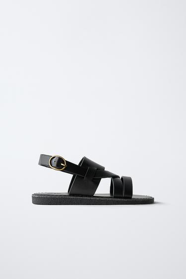 STRAPPY SANDALS - Black by Zara