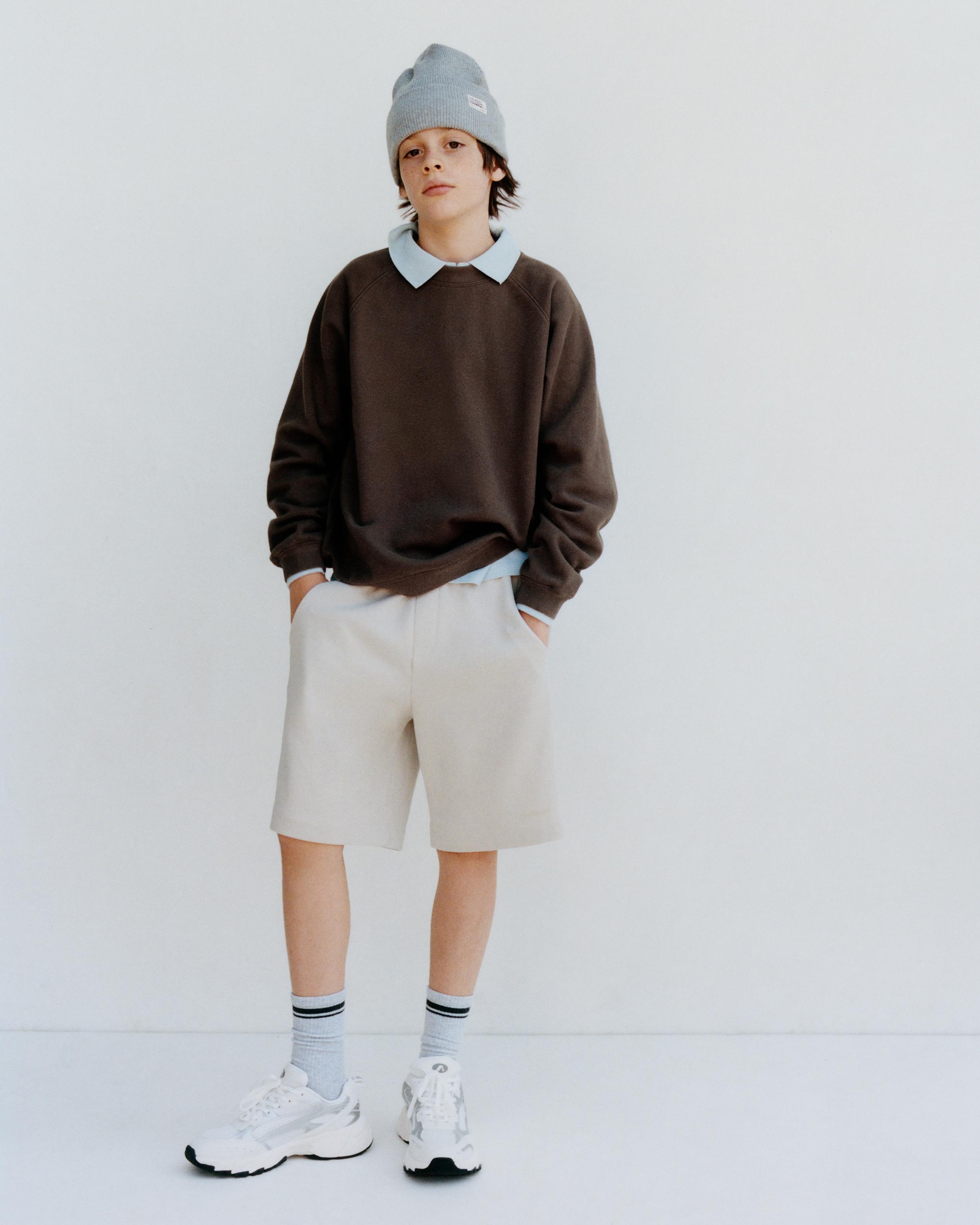 COMFORT PLUSH SHORTS — Stone