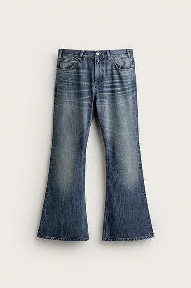 FLARE FIT JEANS — Mid-blue 1