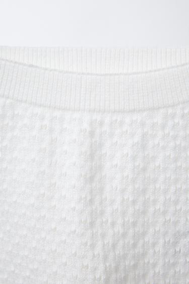 OPEN-KNIT TROUSERS - White by Zara - Image 2