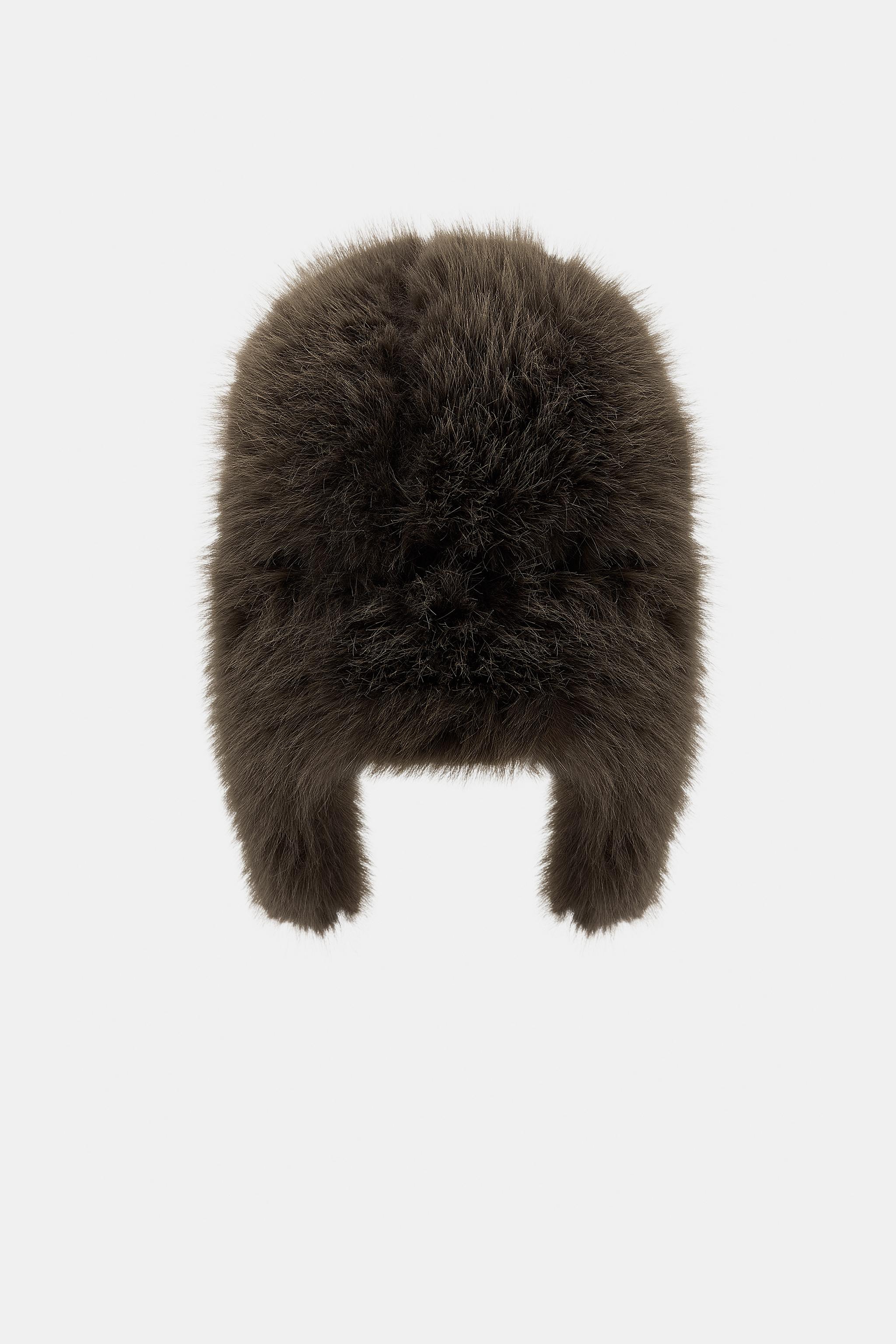 AVIATOR HAT WITH FAUX FUR