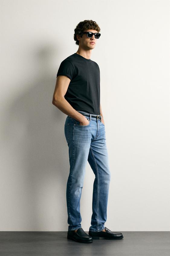 JEAN SLIM BASIQUE - Bleu de Zara - Image 3