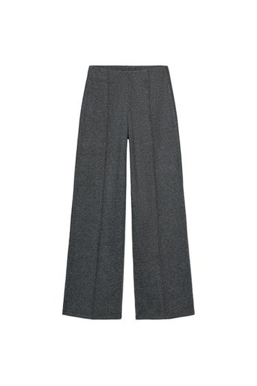 PANTALÓN SOFT NERVIO - Gris vigoré de Zara