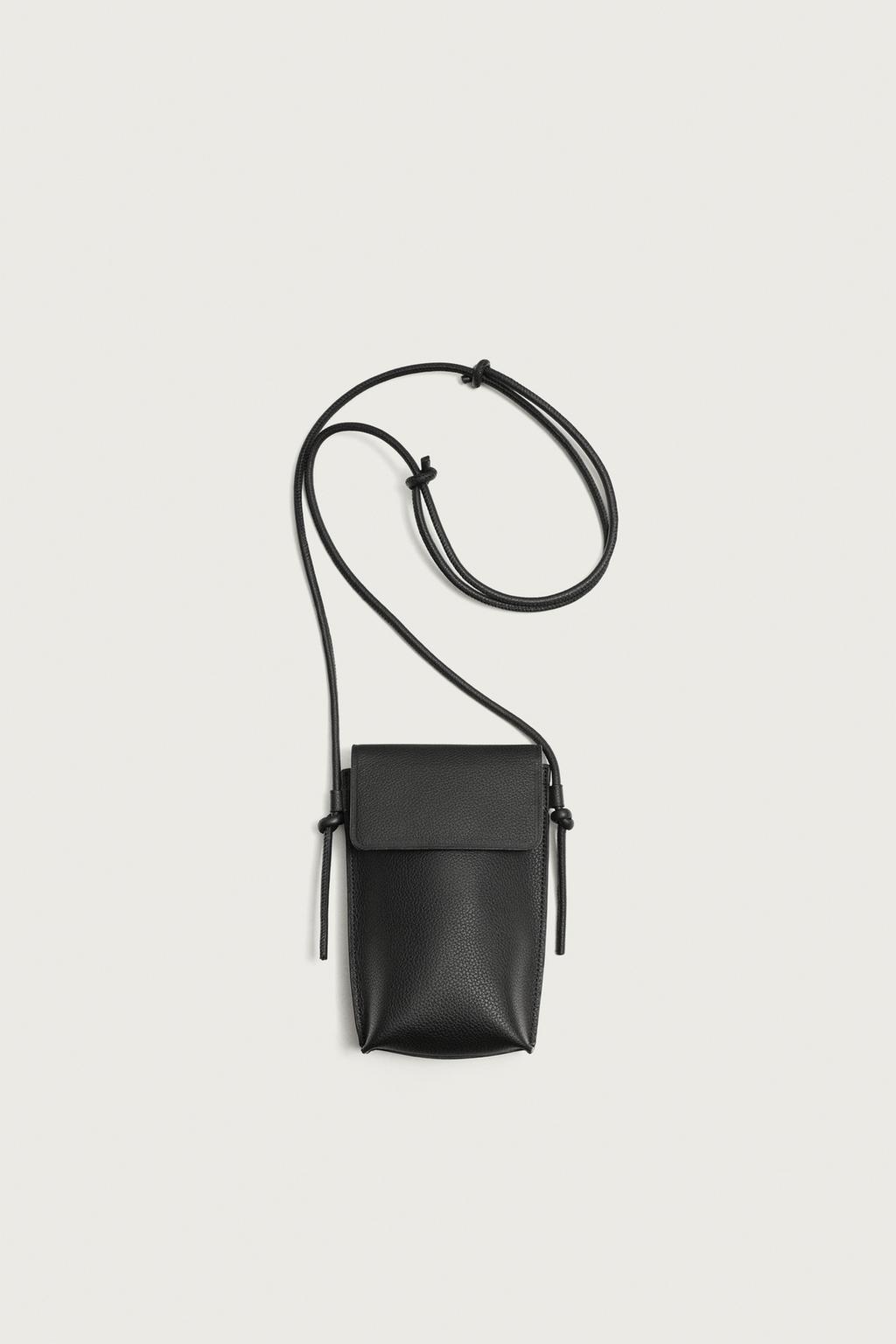 Leather Crossbody Bag — Men's