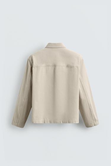 VESTE LÉGÈRE EN TWILL - Sable de Zara - Image 7