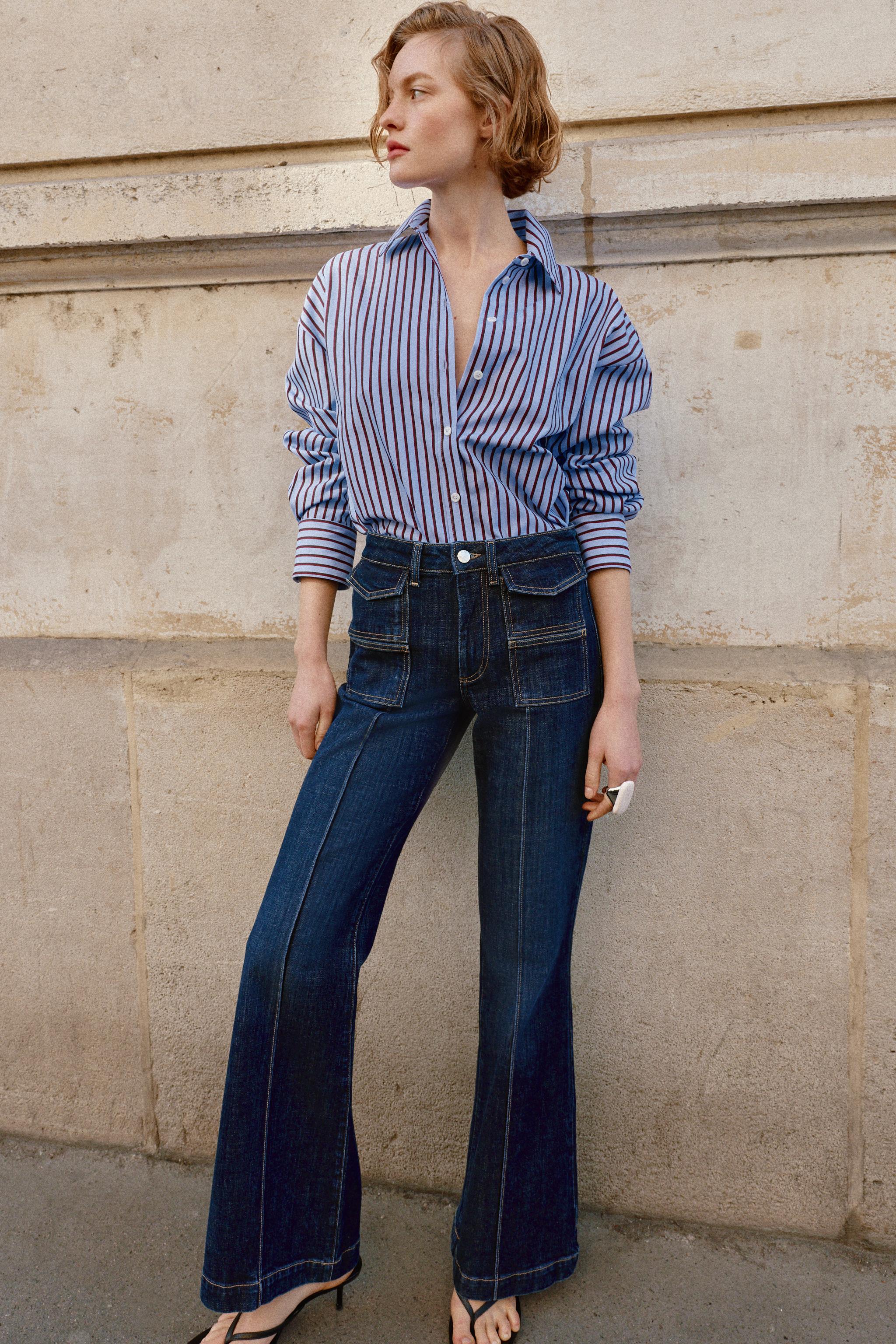 JEAN Z1975 BOOTCUT TAILLE HAUTE NERVURÉ
