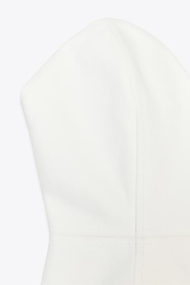 BUSTIER EN JEAN ZW COLLECTION - Blanc de Zara - Image 6