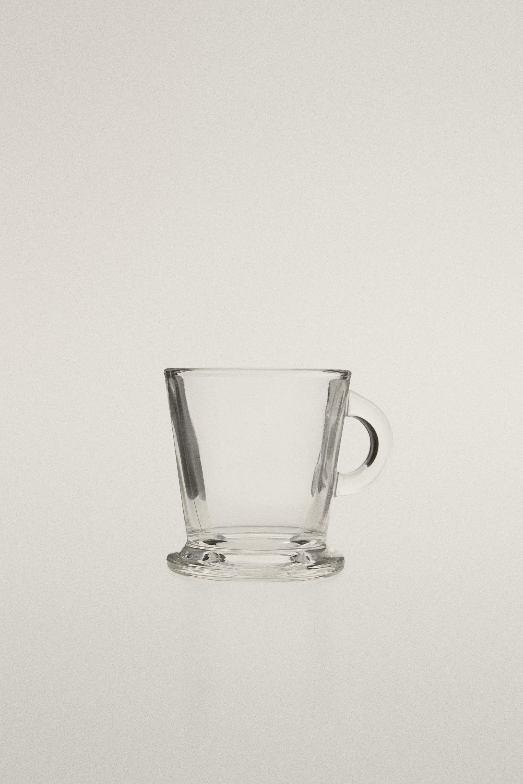 TRANSPARENT GLASS ESPRESSO CUP — Transparent