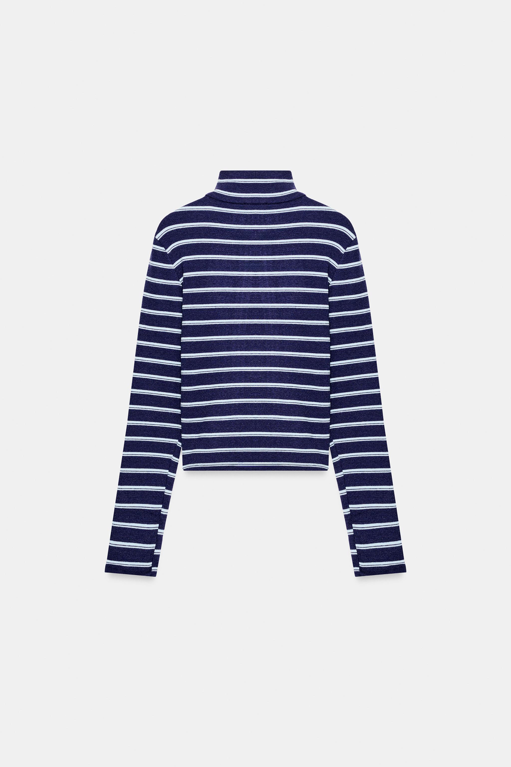 STRIPED ZIP JACKET