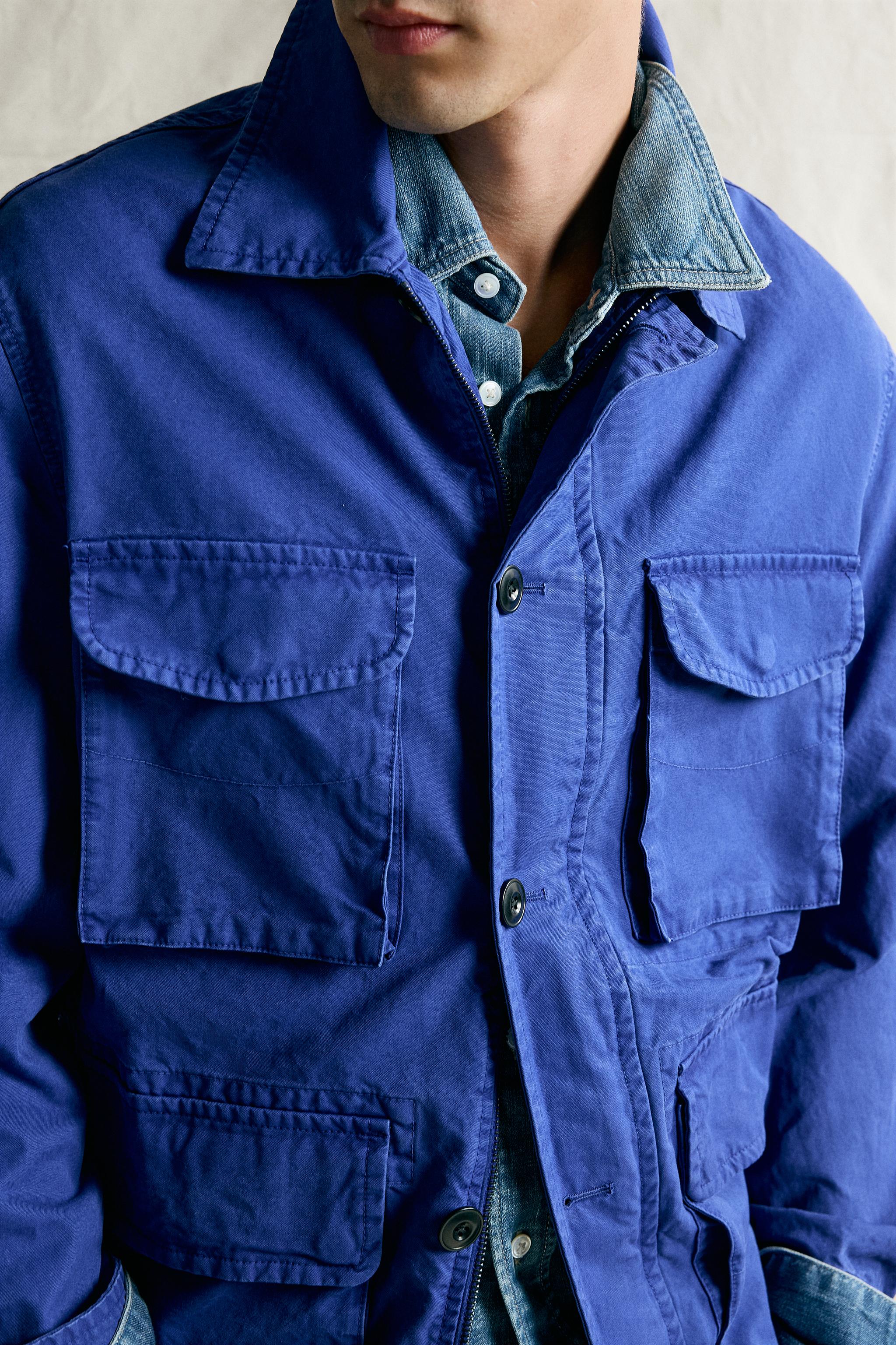 RELAXED-FIT UTILITY POCKET JACKET