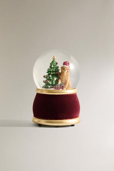SCHNEEKUGEL GOLDEN RETRIEVER WEIHNACHTEN - Rot von Zara - Bild 0