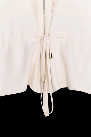 SAFARI TOP - Cream by Zara