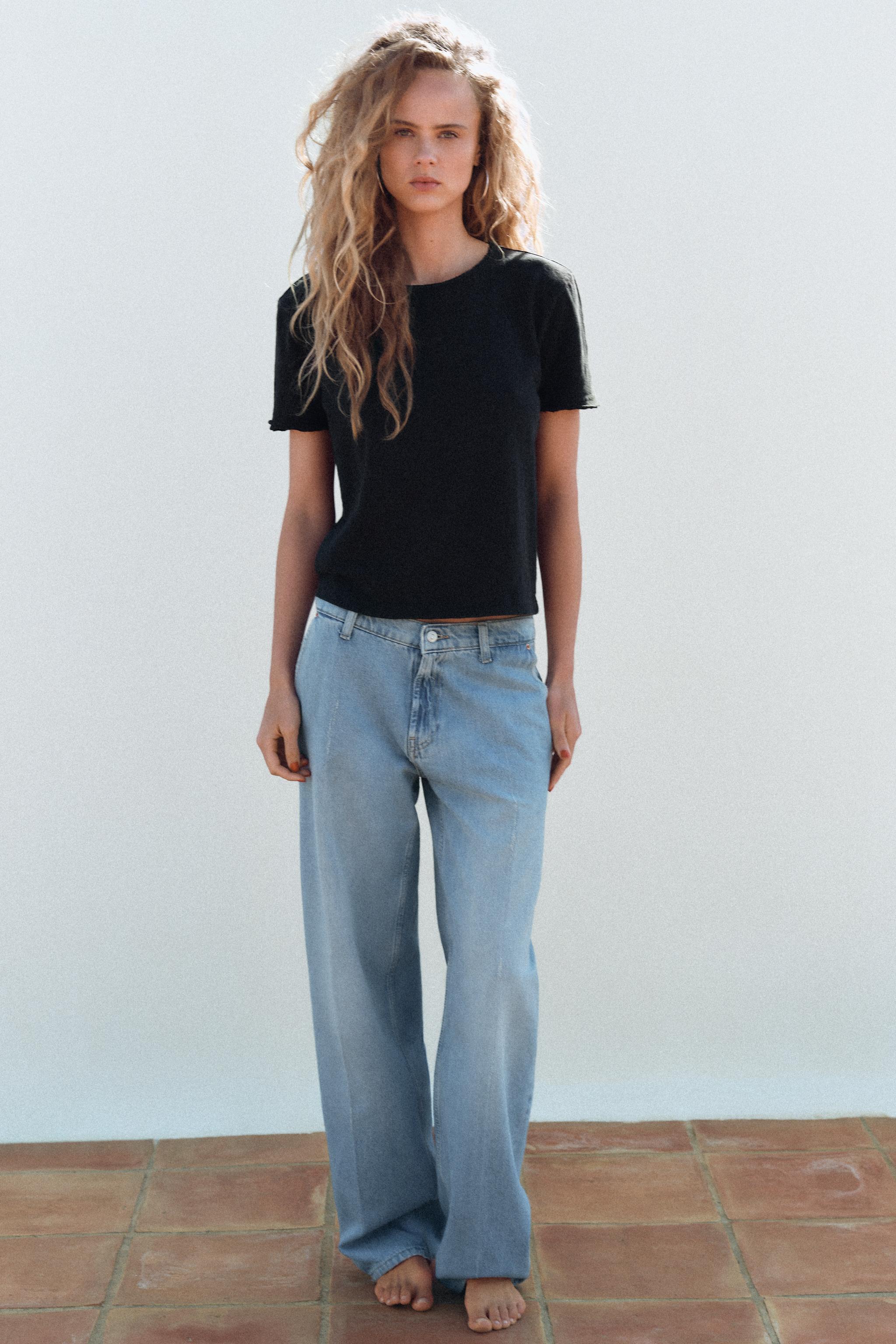tara117様　オーダー分 ジッパー オーバーサイズ ポロシャツ - ストライプ | ZARA Japan