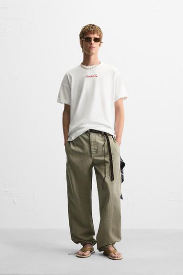 COMBINED PRINT T-SHIRT - White by Zara