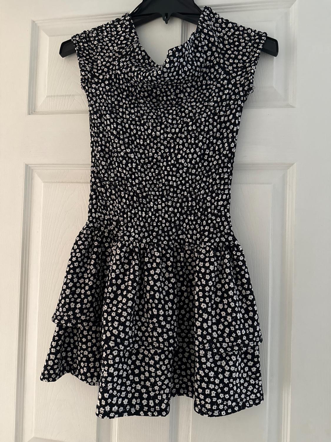 RUFFLED TEXTURED DRESS - Image 3