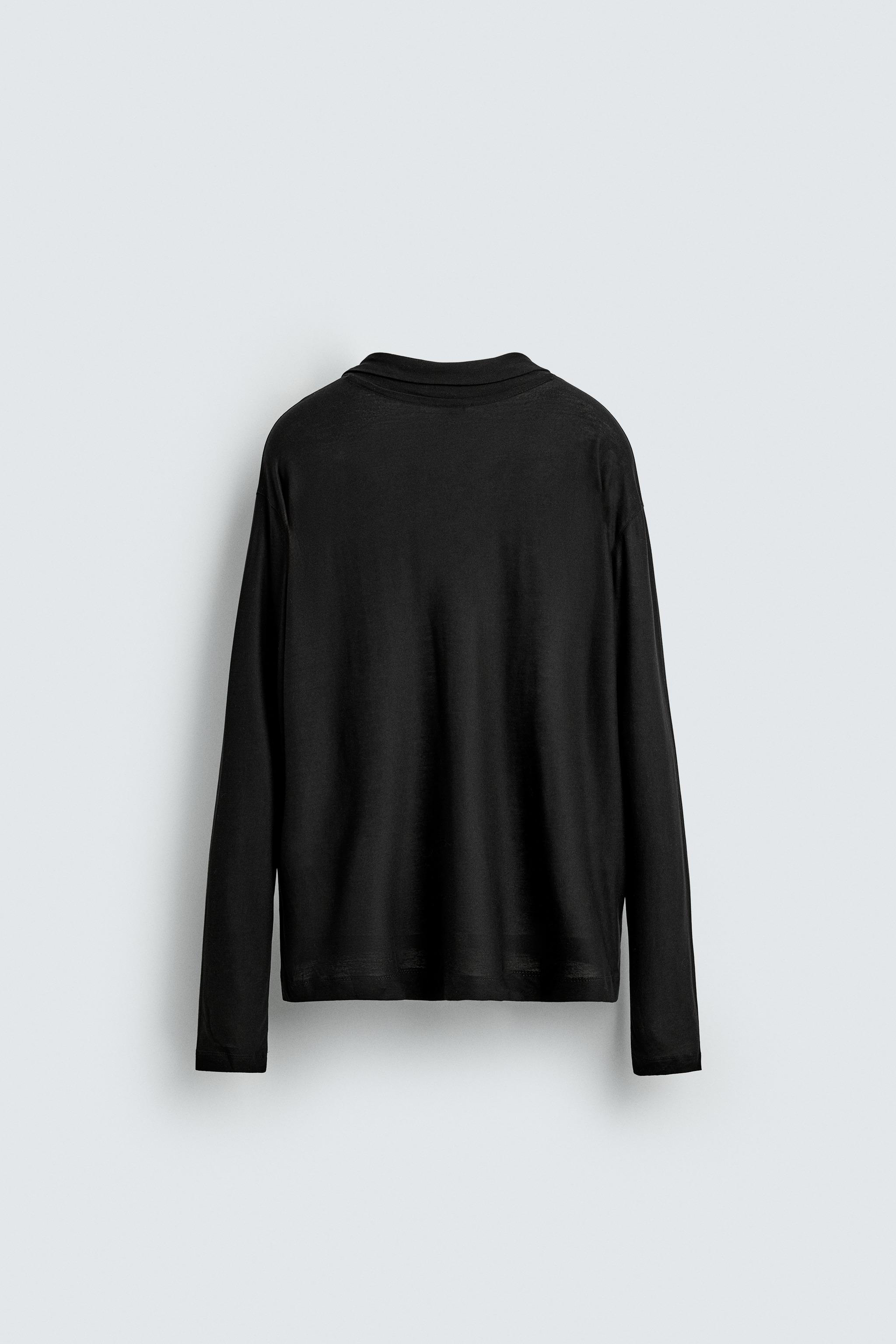 SHEER LYOCELL POLO SHIRT