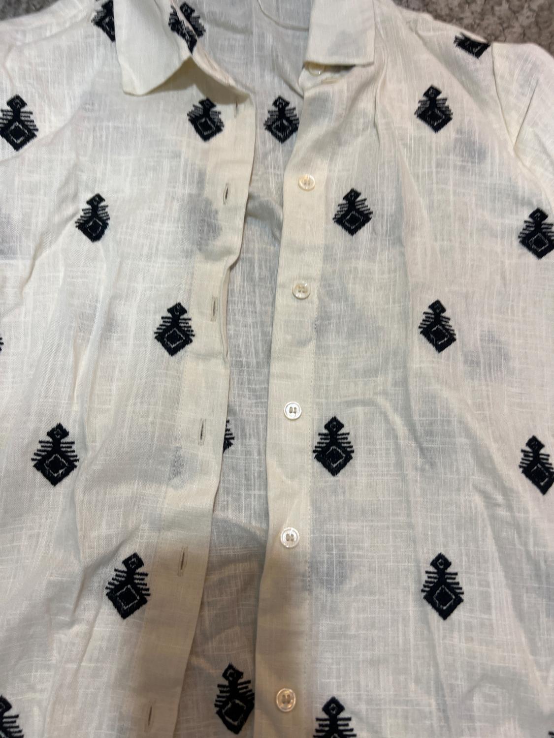 CAMISA BORDADOS CONTRASTE ZW COLLECTION - Image 2