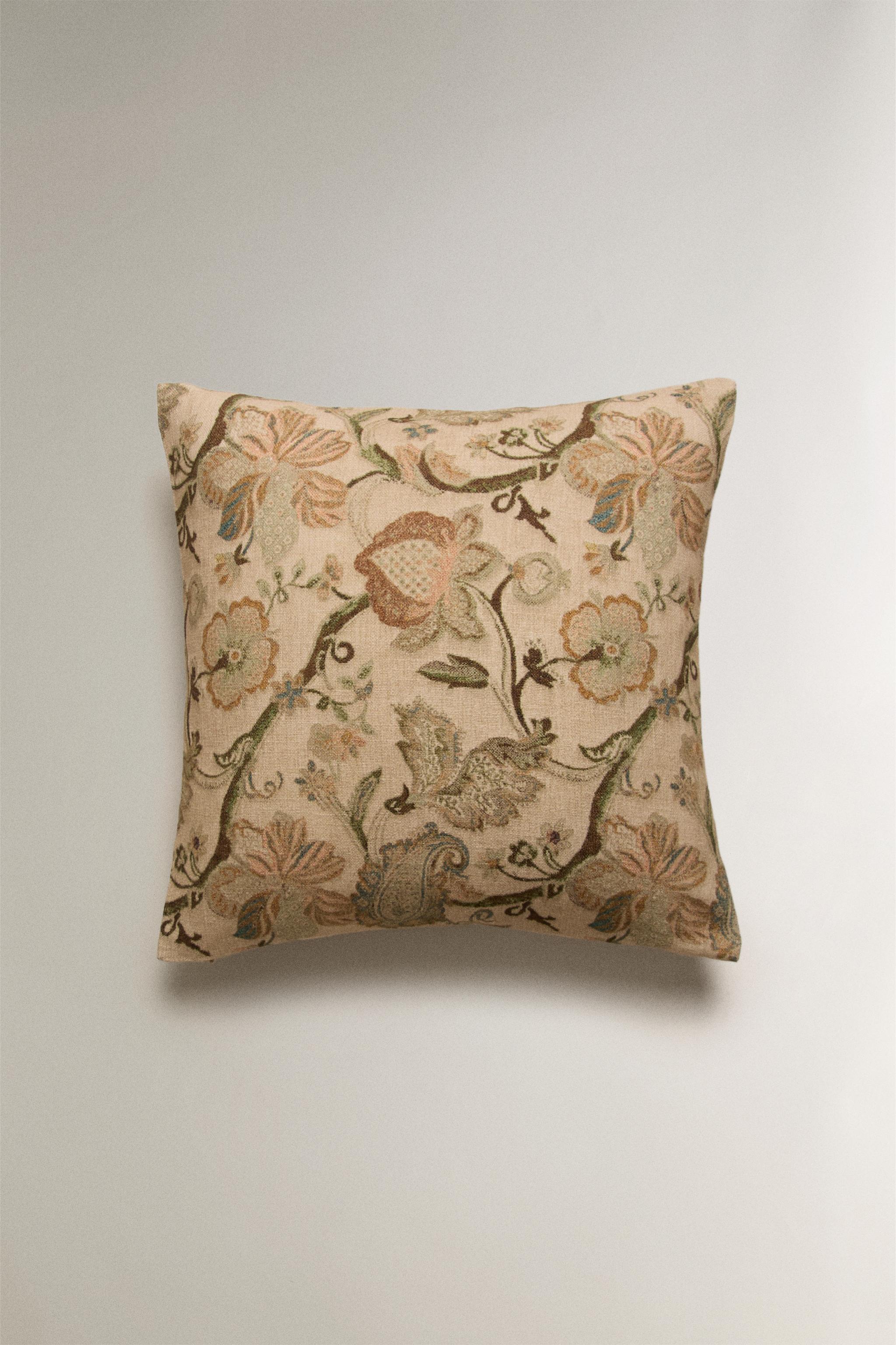HOUSSE DE COUSSIN FLORAL