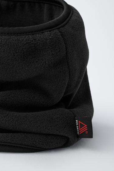 POLARTEC ® FLEECE NECK WARMER - Black by Zara - Image 1