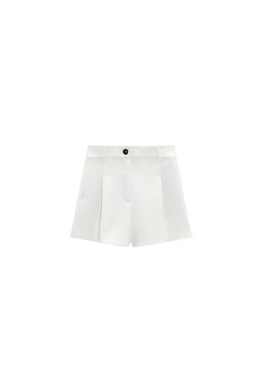 SHORTS TIRO ALTO PLIEGUES