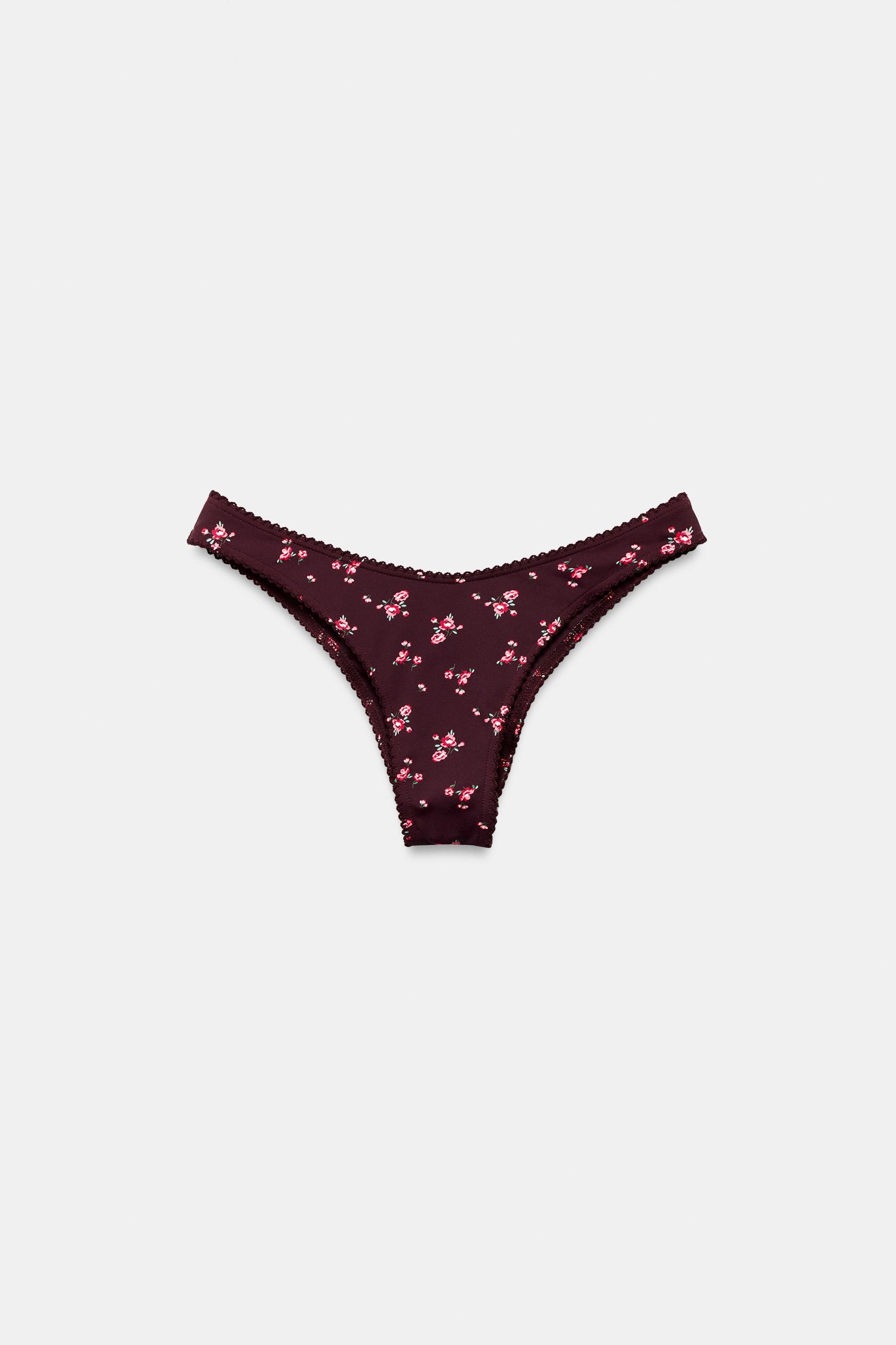 BAS DE BIKINI IMPRIMÉ FLEURS