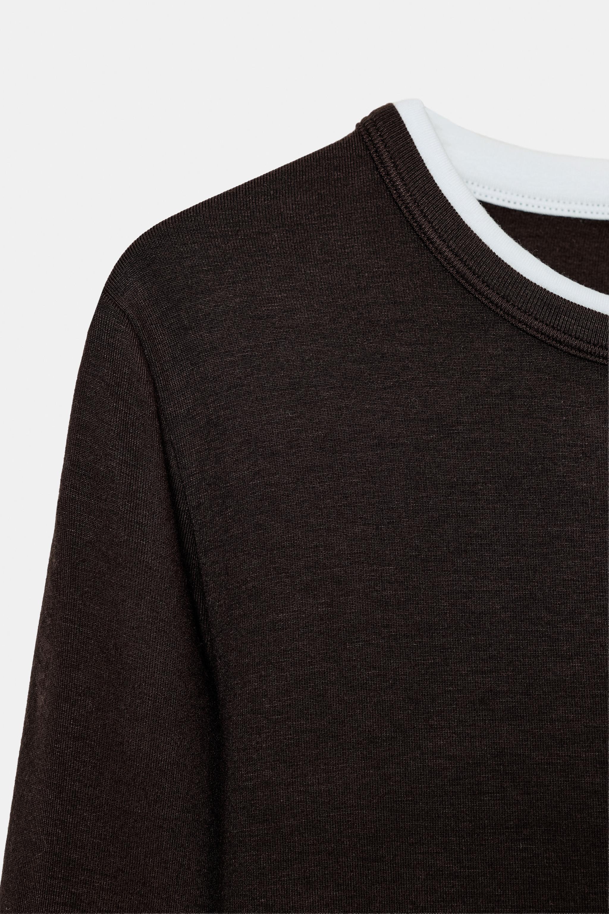ÇİFT KONTRAST T-SHIRT - Görsel 8