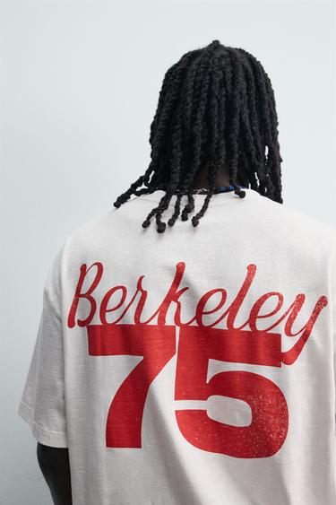 T-SHIRT À IMPRIMÉS DÉLAVÉS - Blanc de Zara - Image 5