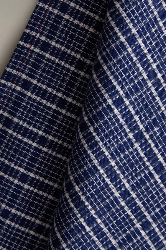 LOT TORCHONS DE CUISINE CARREAUX (LOT DE 2) - Bleu de Zara - Image 2